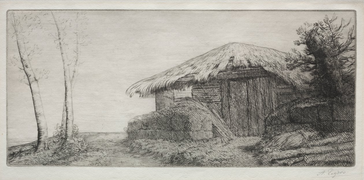 Ovile sulla collina da Alphonse Legros