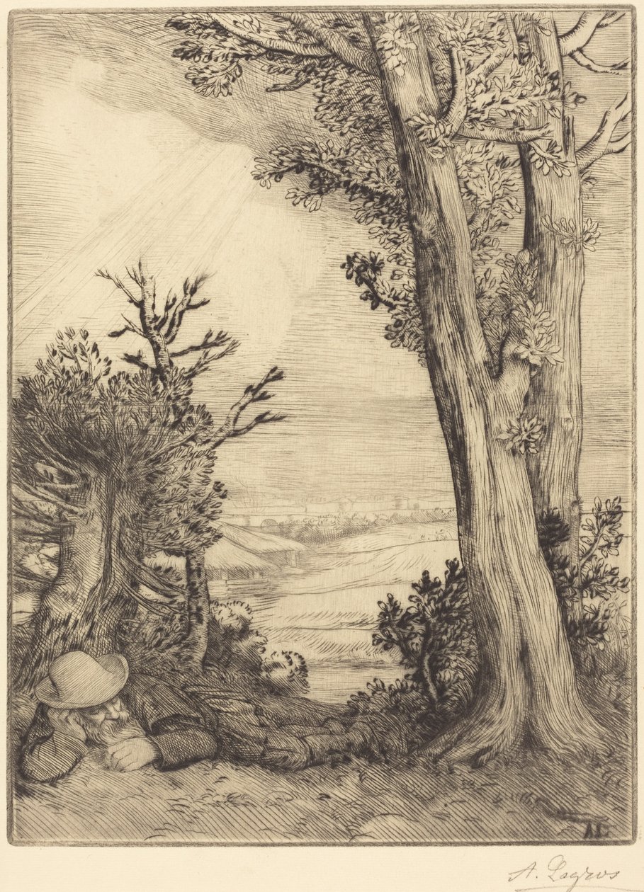 Siesta in the Country (Siesta in campagna) da Alphonse Legros