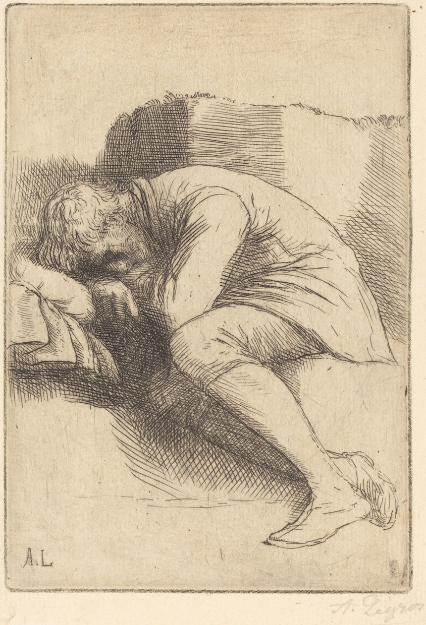 Un dormeur da Alphonse Legros