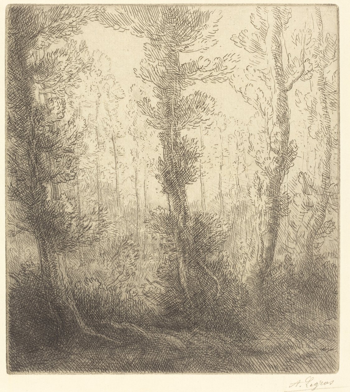 Piccolo lago (Le petit lac) da Alphonse Legros
