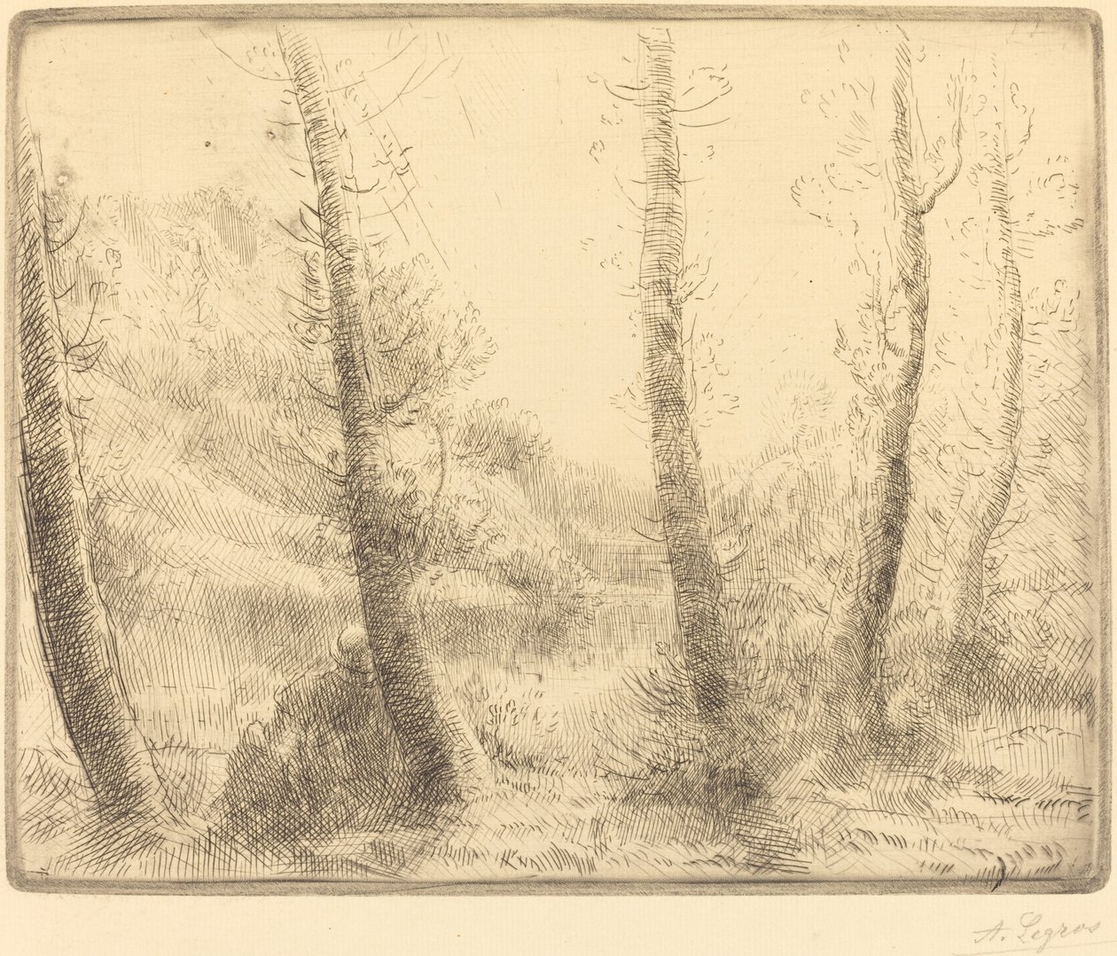 Piccolo lago da Alphonse Legros