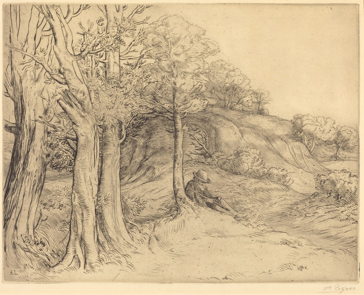 Solitudine (Solitudine (Paesaggio)) da Alphonse Legros
