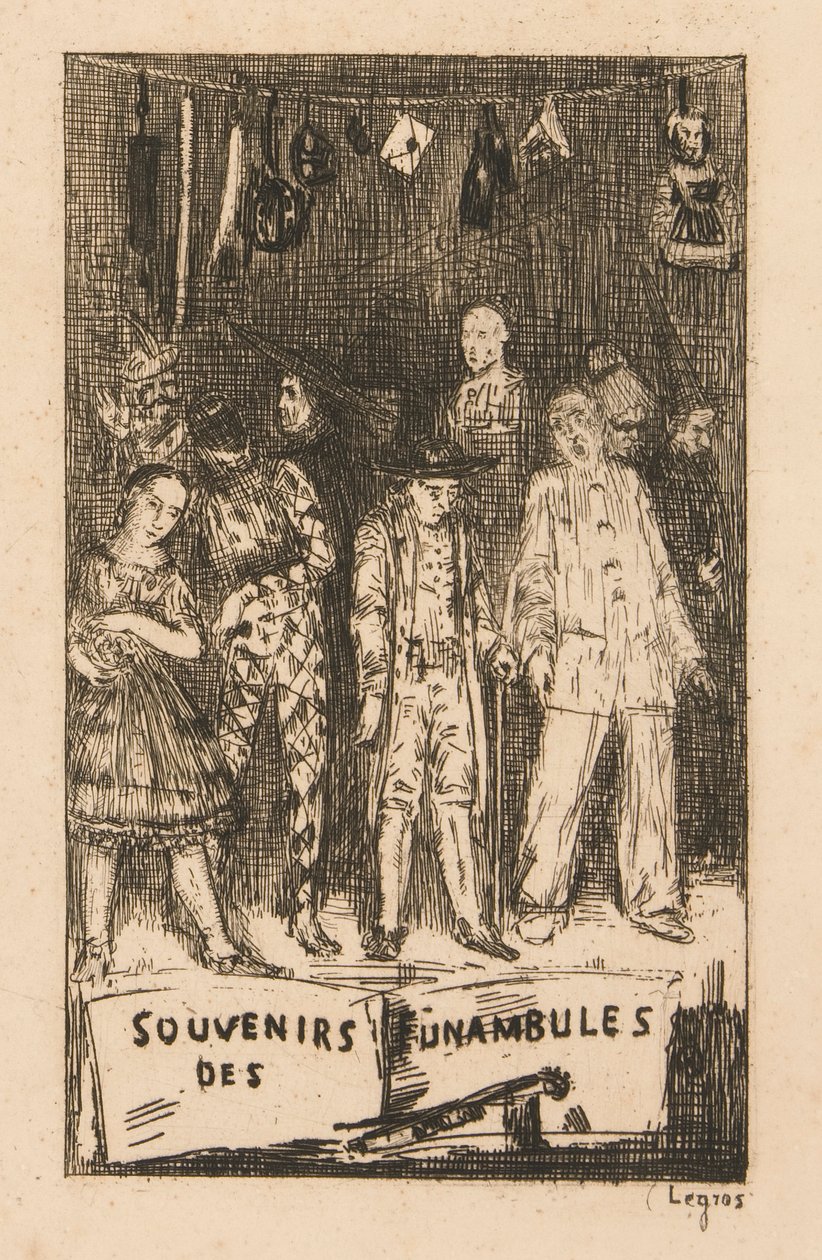 Souvenirs des Funambules da Alphonse Legros