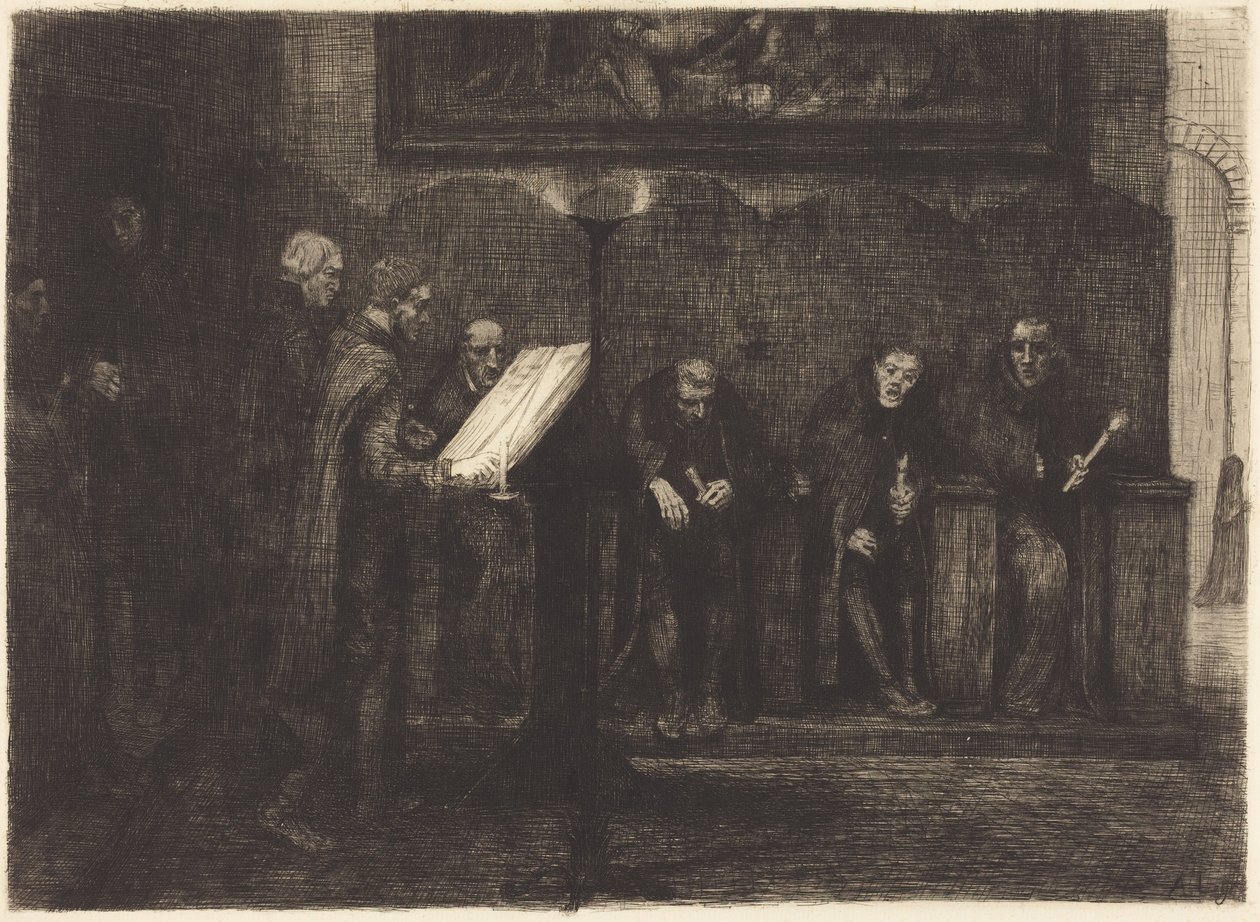 Spanish Singers (I cantori spagnoli) da Alphonse Legros