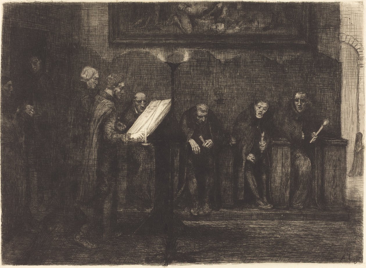 Cantanti spagnoli, 1865 da Alphonse Legros