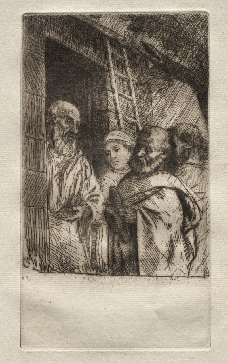 San Pietro e San Paolo alla porta del Bonhomme Misère da Alphonse Legros