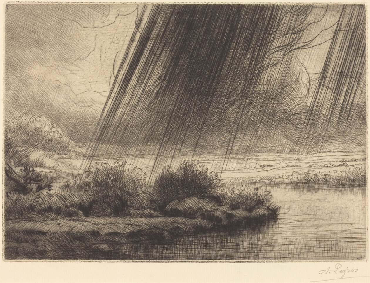 Storm (Una tempesta) da Alphonse Legros