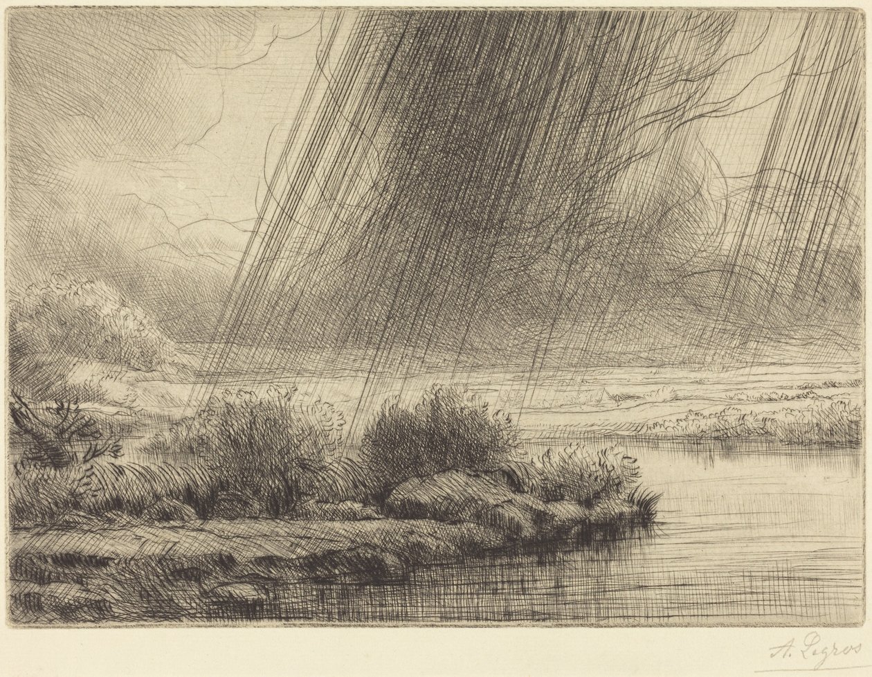 Storm (Una tempesta) da Alphonse Legros