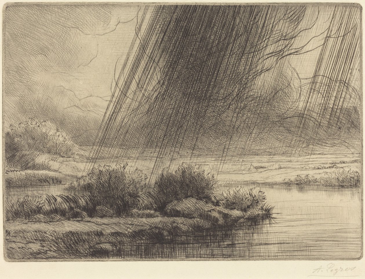 Storm (Una tempesta) da Alphonse Legros