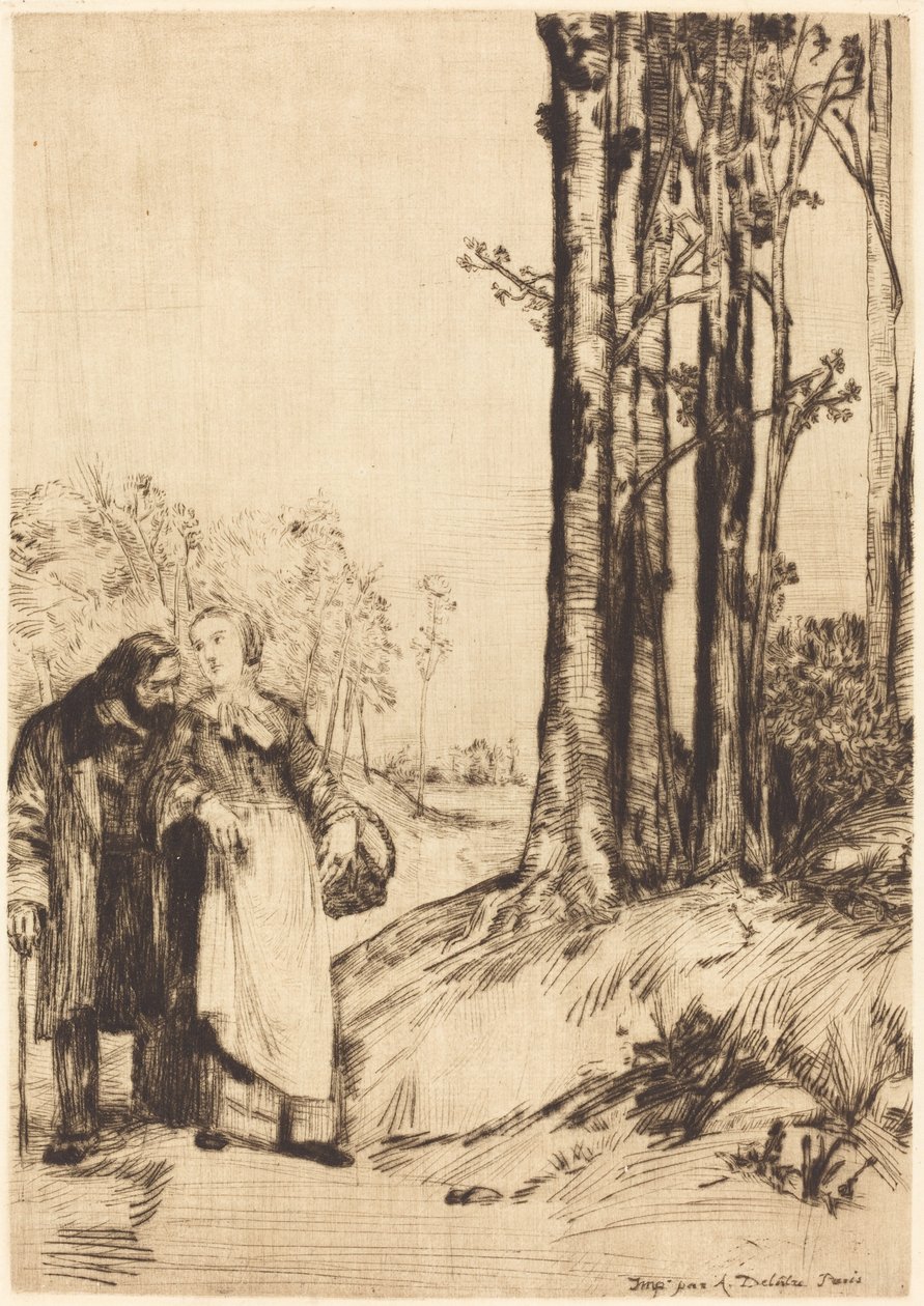Passeggiata del convalescente da Alphonse Legros