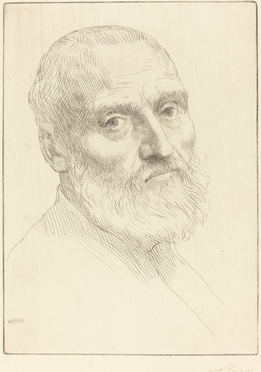 Studio per la testa di un uomo (Etude de tete d