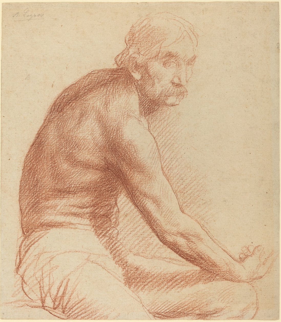 Studio di un greco da Alphonse Legros