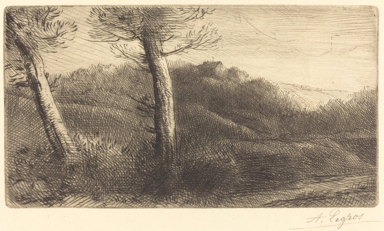 Tramonto (Coucher du soleil) da Alphonse Legros