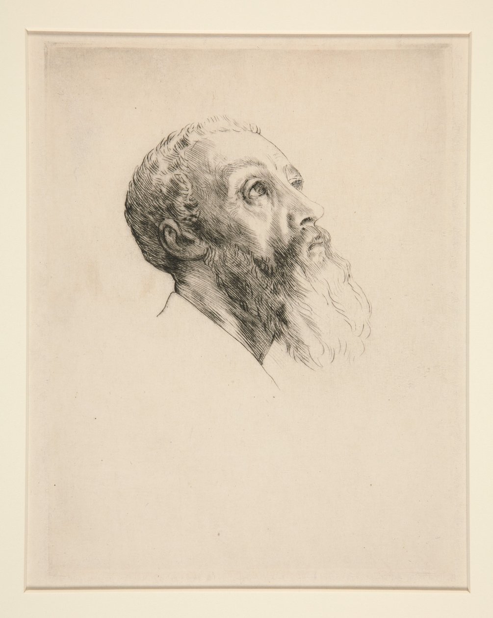 Testa di modella da Alphonse Legros