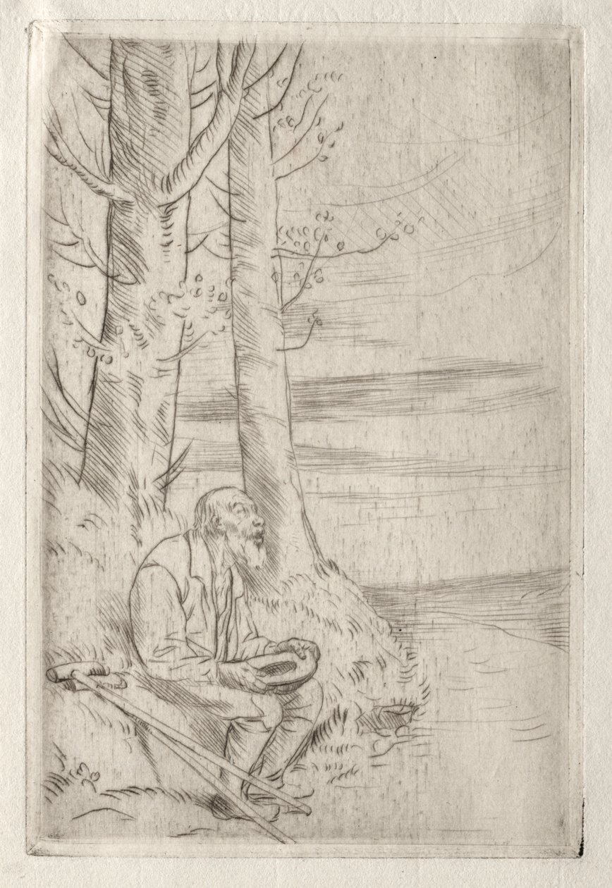 Il mendicante cieco da Alphonse Legros