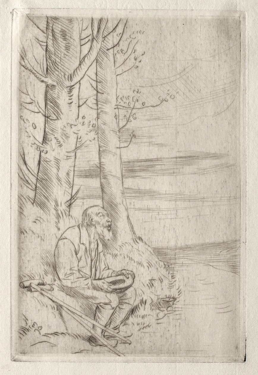 Il mendicante cieco da Alphonse Legros