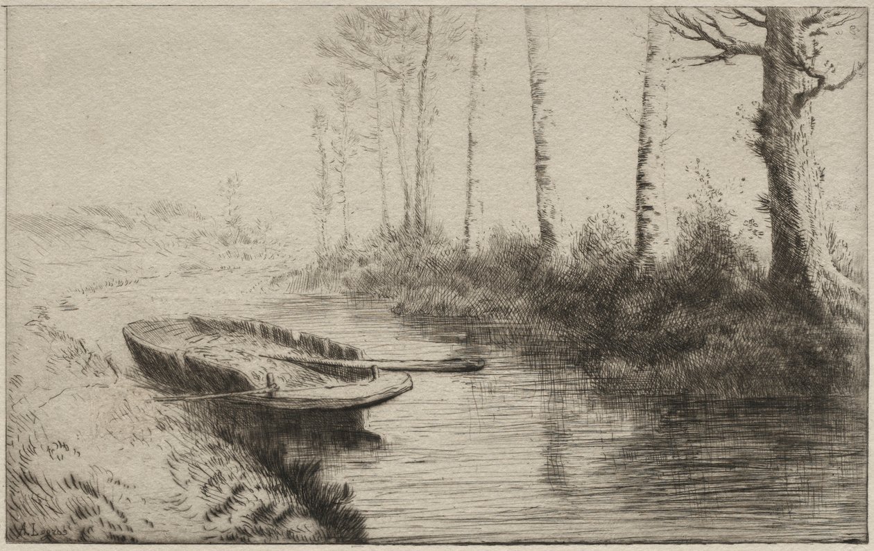 Il canale, mattina da Alphonse Legros