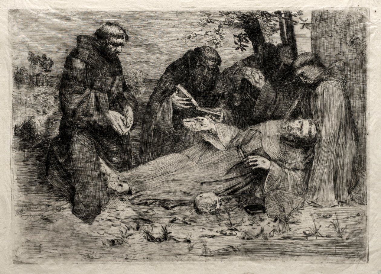 La morte di San Francesco da Alphonse Legros