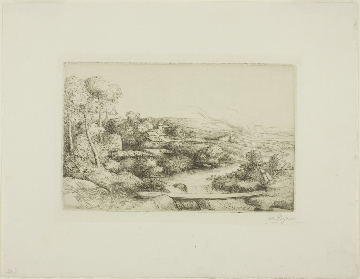 Il Ponticello da Alphonse Legros