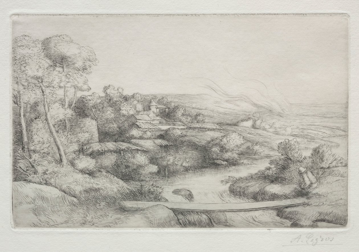 Il Ponte Pedonale La Passerelle da Alphonse Legros