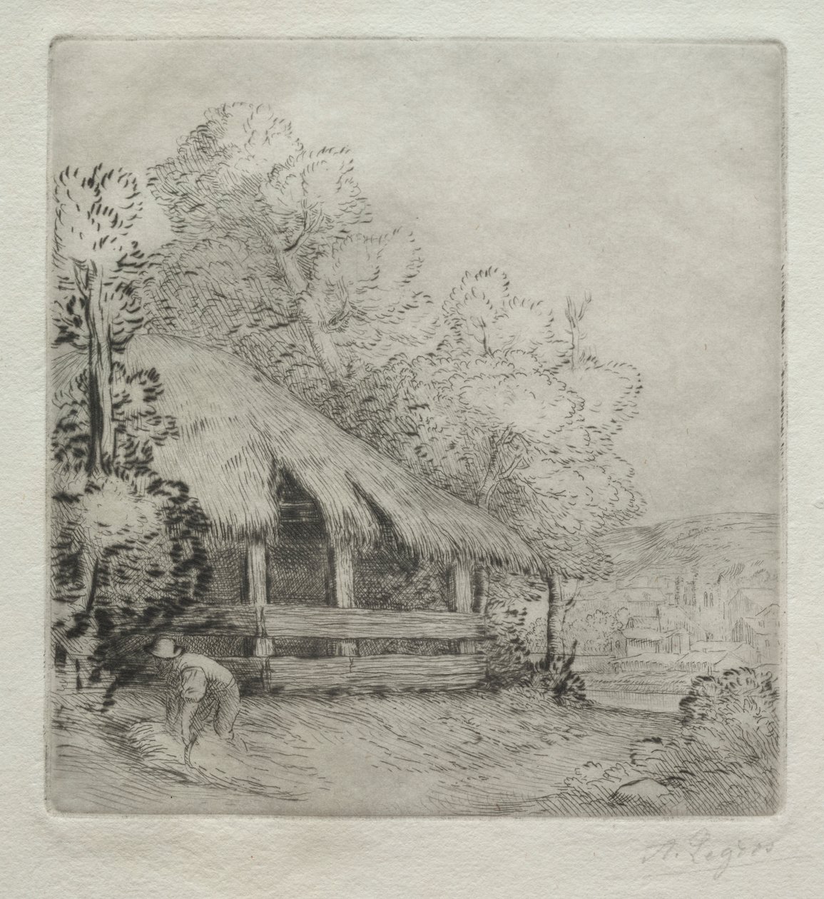 La piccola capanna (Le Petit Hangar) da Alphonse Legros