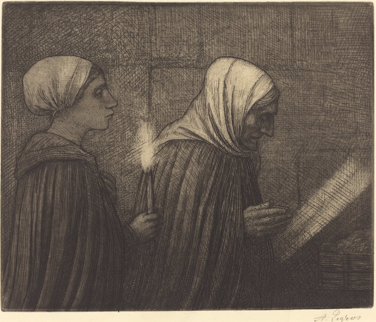 La mangiatoia (La crèche) da Alphonse Legros