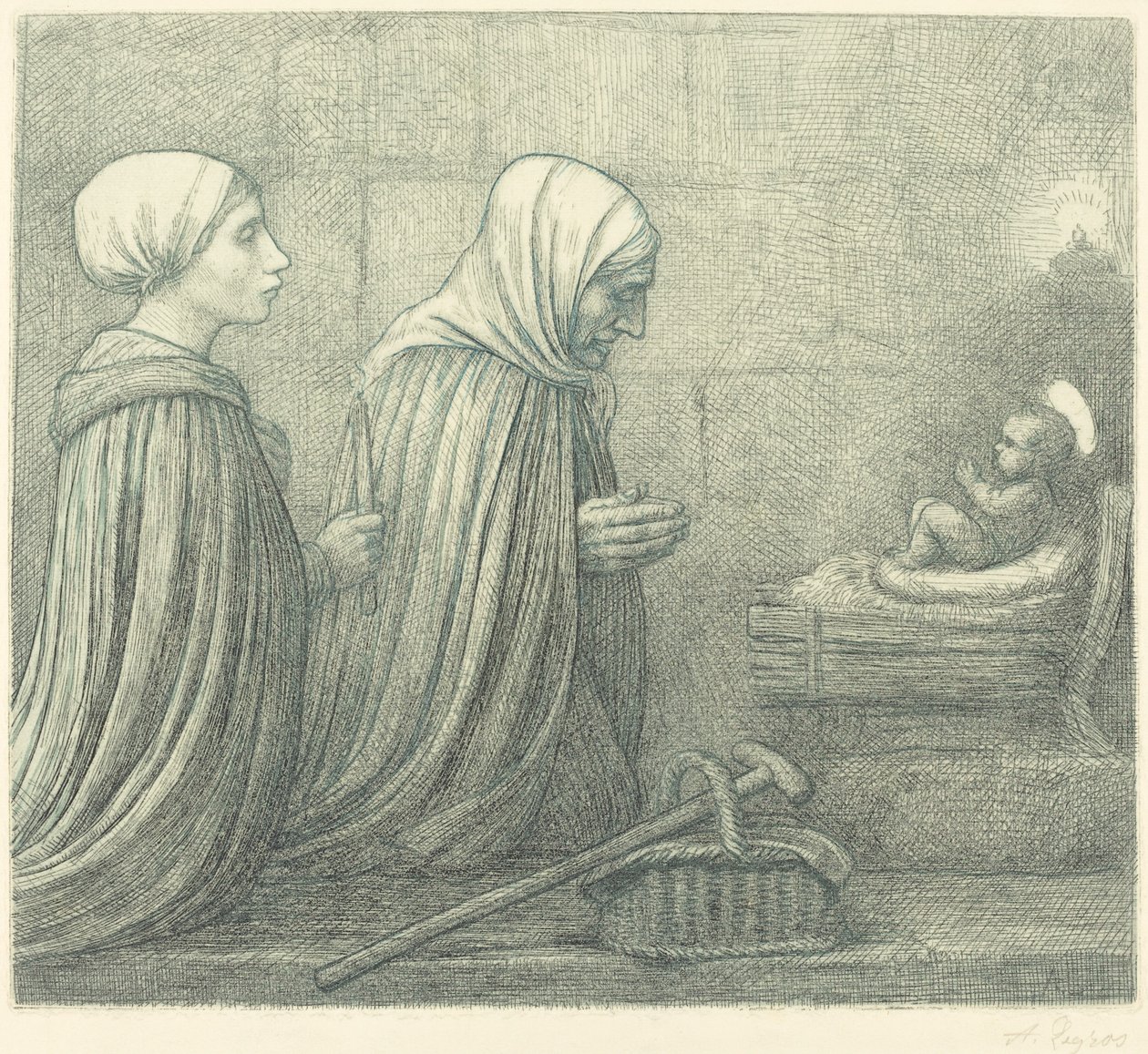 La mangiatoia La creche da Alphonse Legros