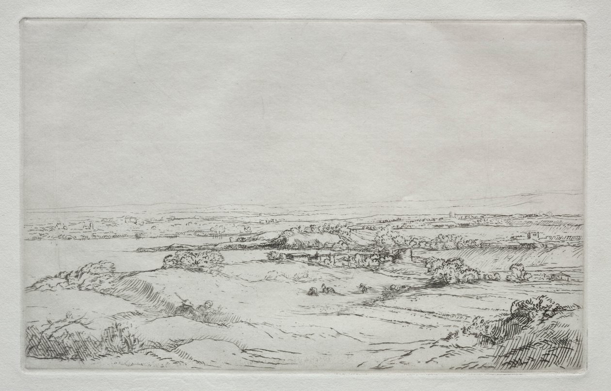 Il prato vicino al lago La Plaine Près Du Lac da Alphonse Legros