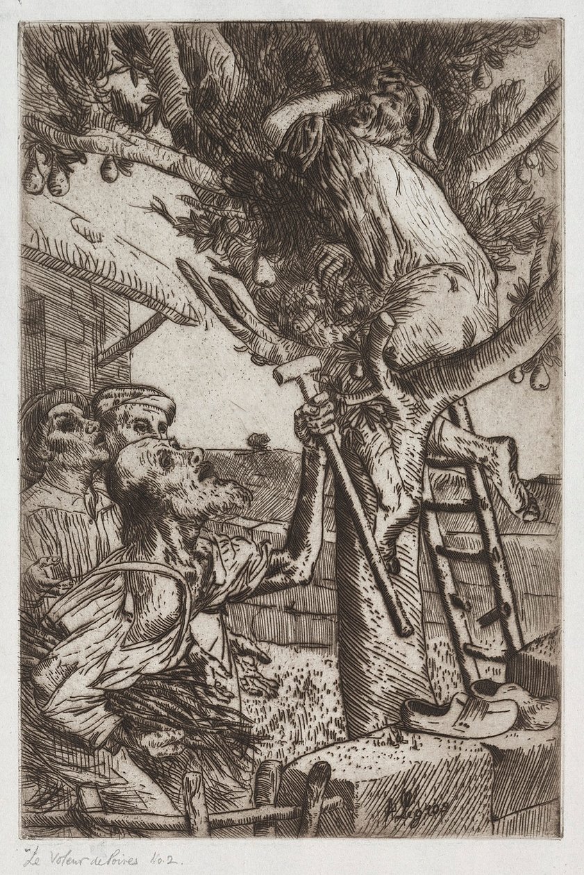 Il Ladro di Pere, No. 1, c. 1890 da Alphonse Legros