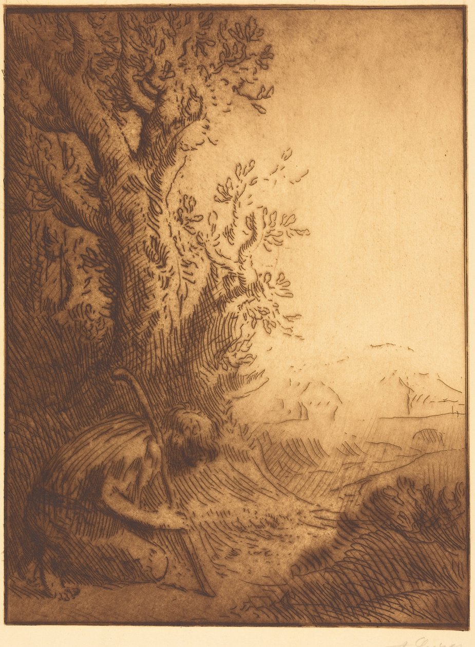 Il figliol prodigo, tavola 4 (Il figlio prodigo) da Alphonse Legros