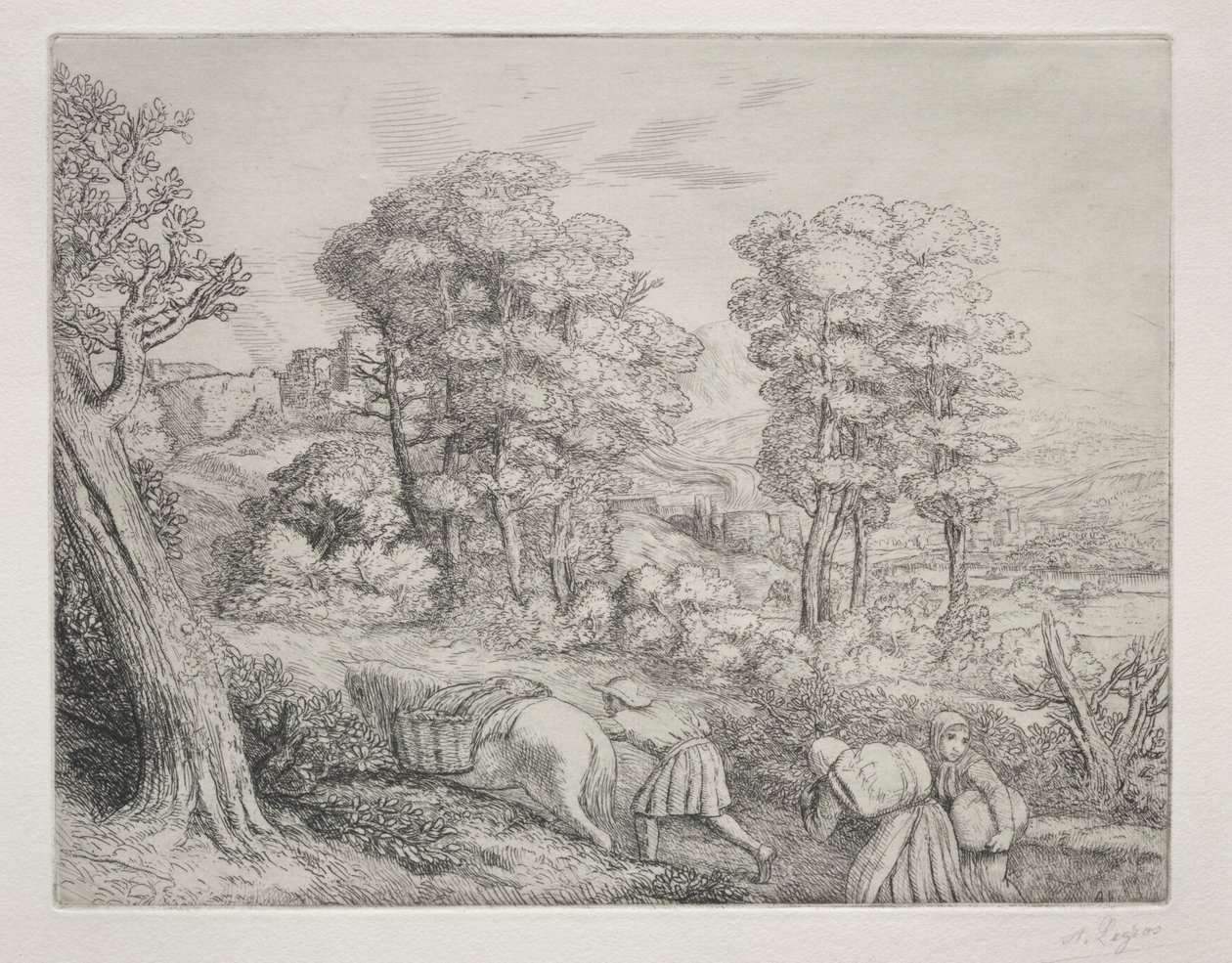 Il ritorno alla fattoria Le Retour à la Ferme da Alphonse Legros