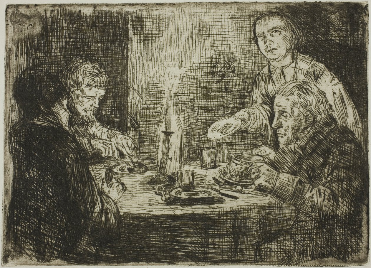 La cena da Alphonse Legros