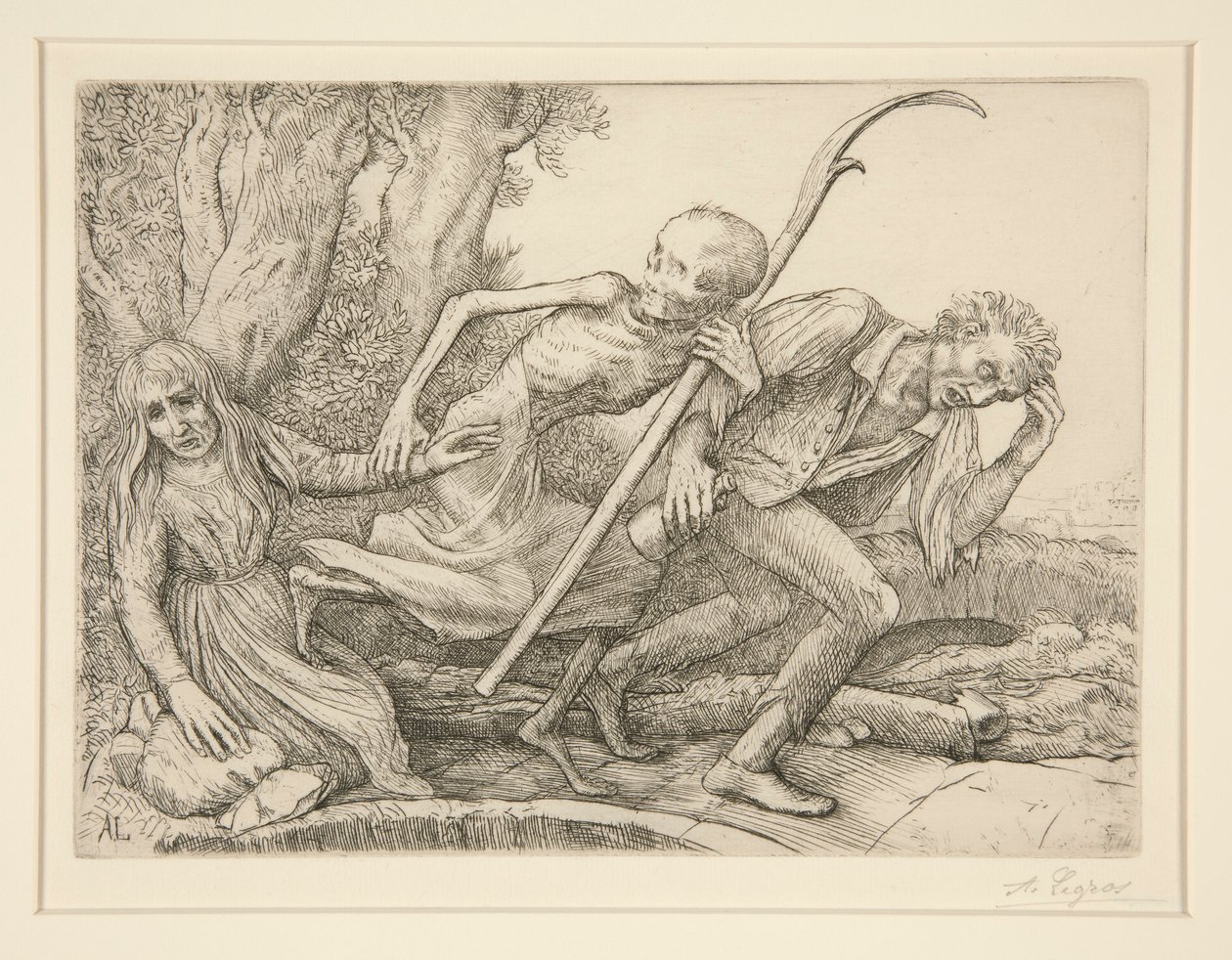 Trionfo della Morte: La Morte trascinando l da Alphonse Legros