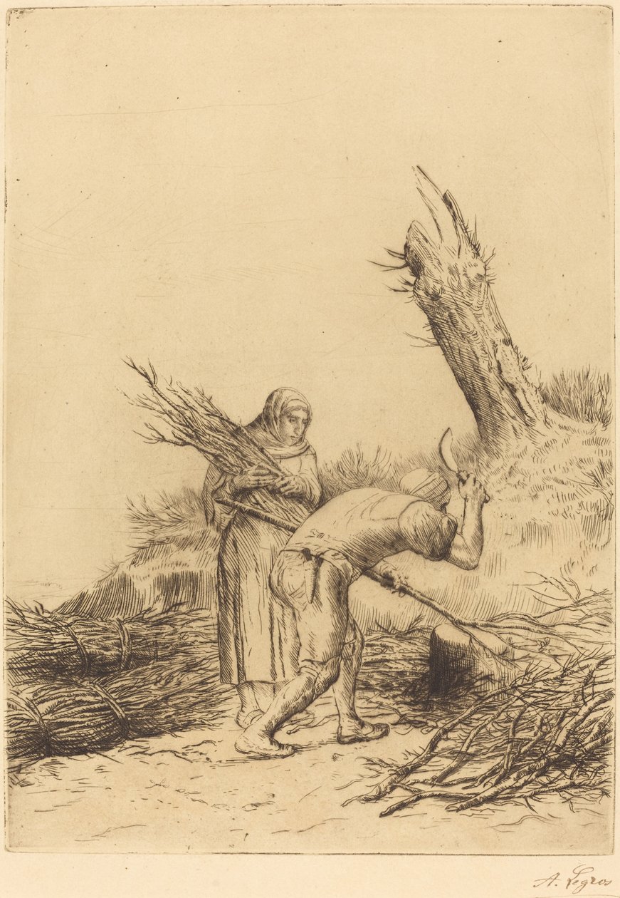 Fabbricanti di ramoscelli da Alphonse Legros