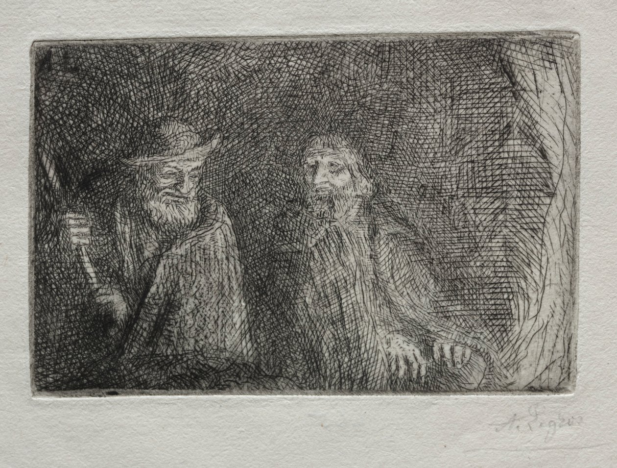 Due pastori da Alphonse Legros