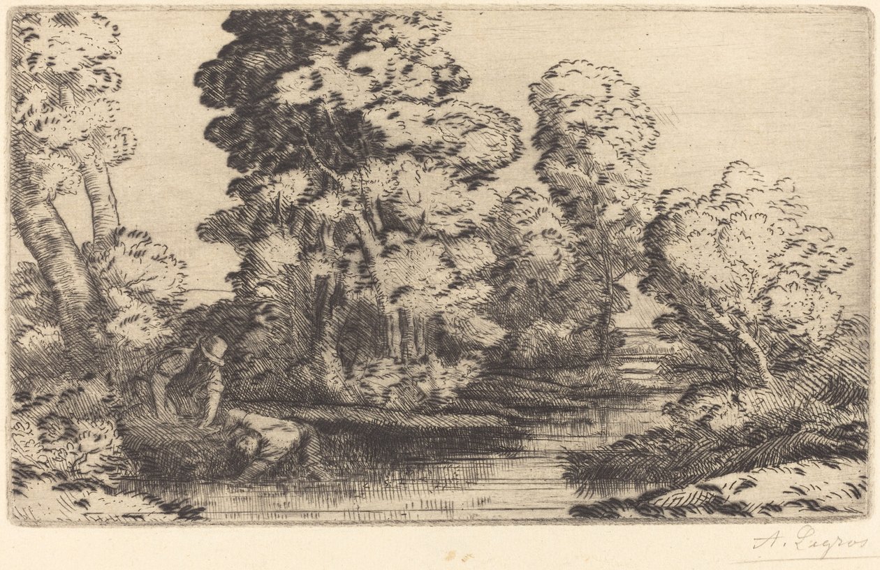 Valle in Borgogna da Alphonse Legros