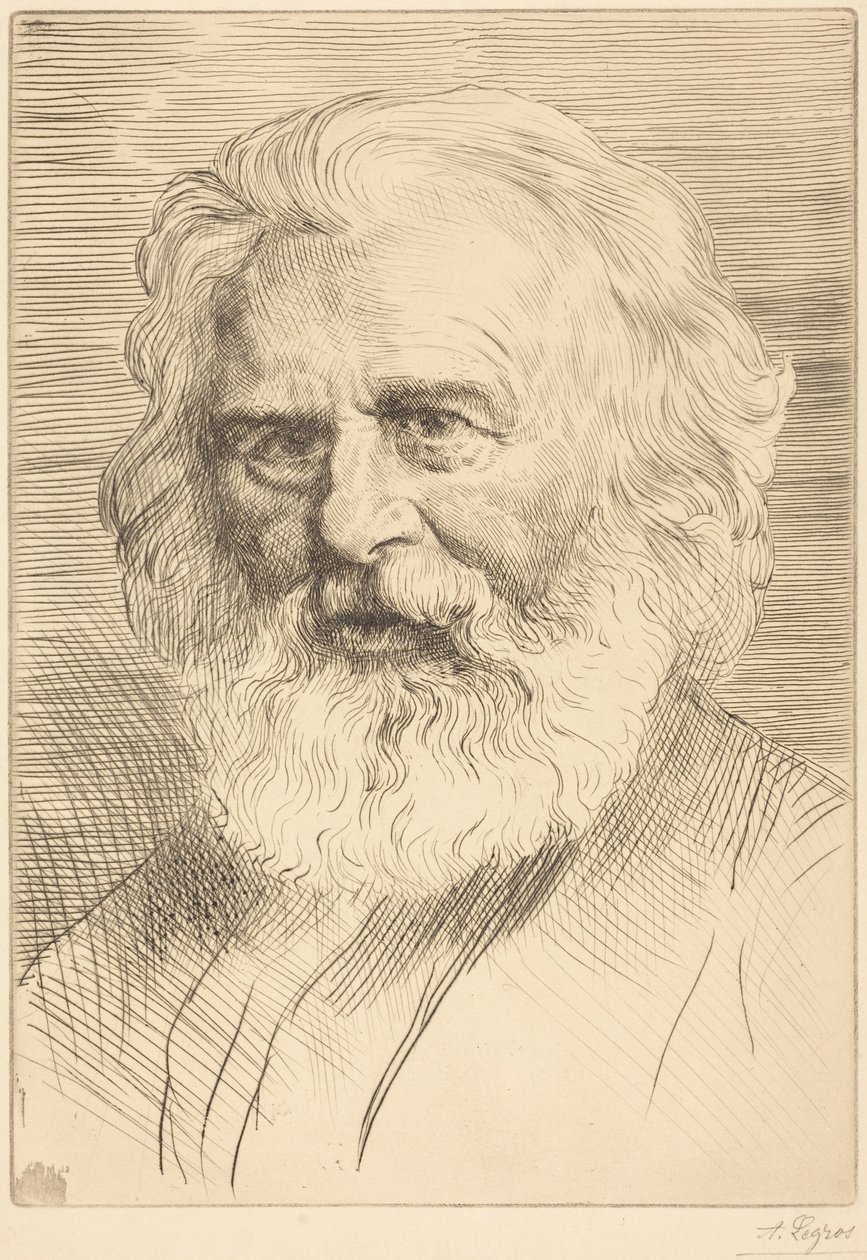 W.H. Longfellow, prima tavola da Alphonse Legros
