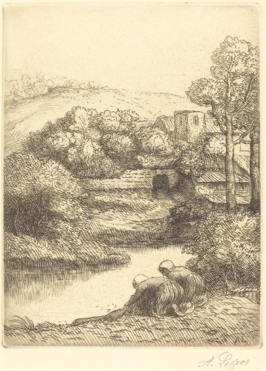 Lavatoio, detto "Le lavandaie" da Alphonse Legros