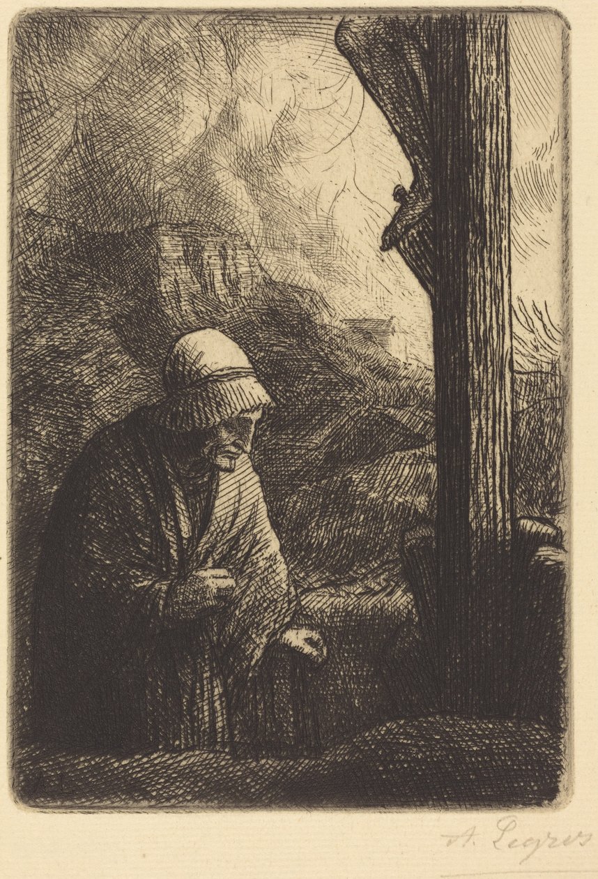 Donna ai piedi della croce (Femme au calvaire) da Alphonse Legros