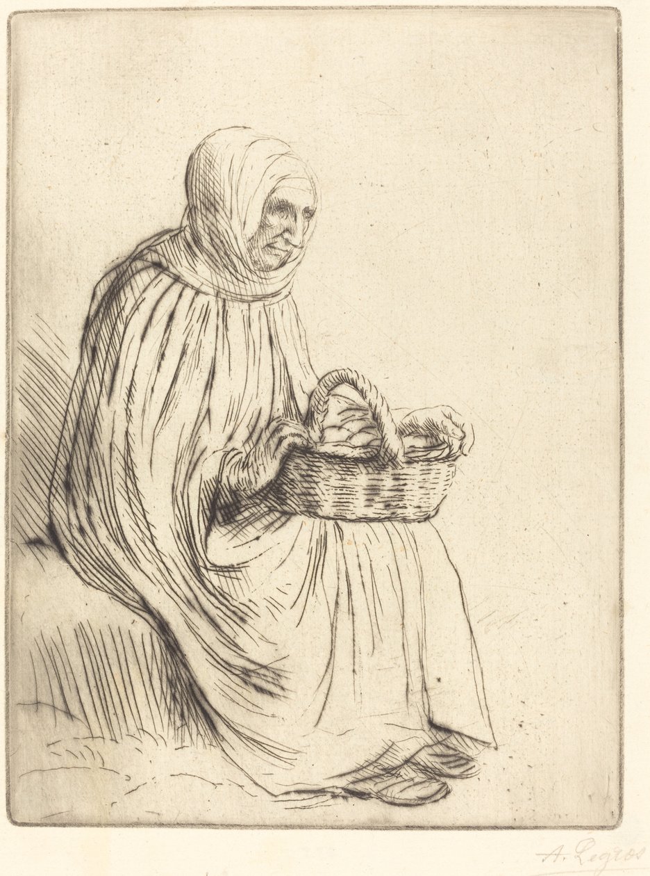Donna del mercato da Alphonse Legros