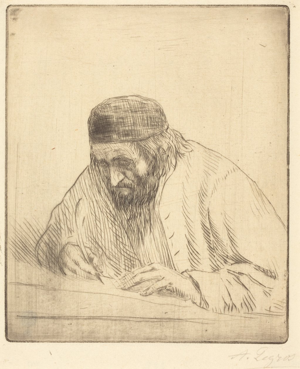 Scrittore da Alphonse Legros