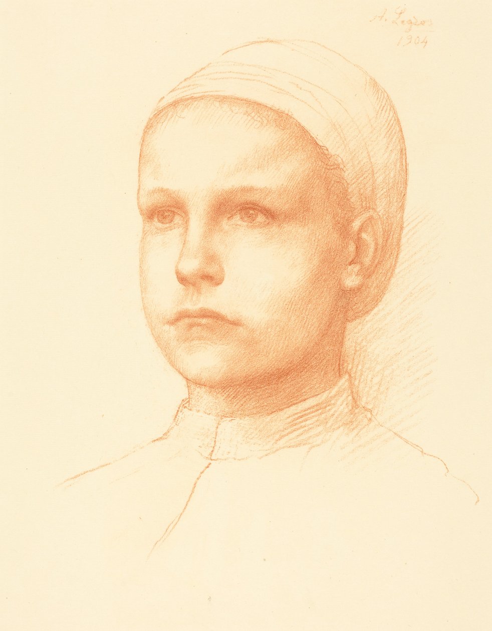 Young Peasant (Giovane contadina) da Alphonse Legros