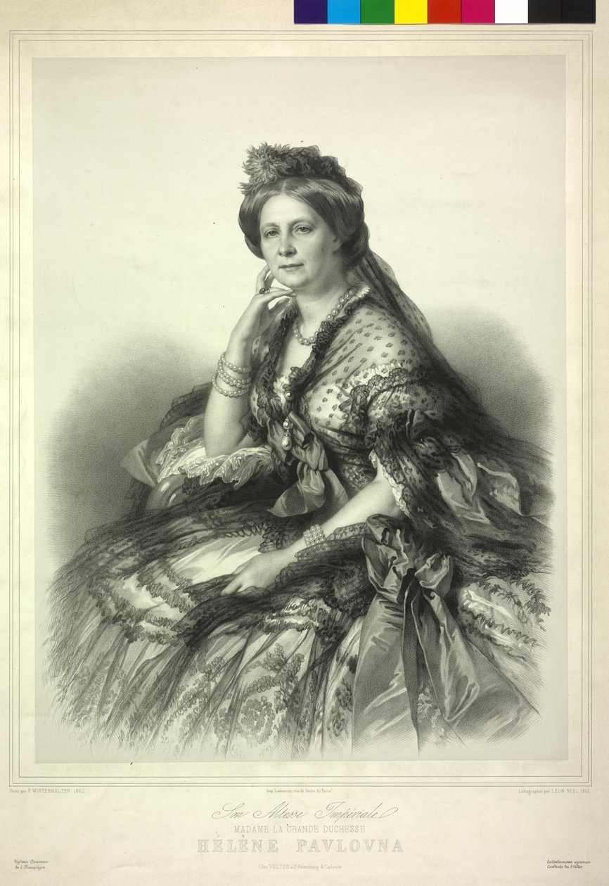 Principessa di Württemberg Charlotte da Alphonse Leon Noel