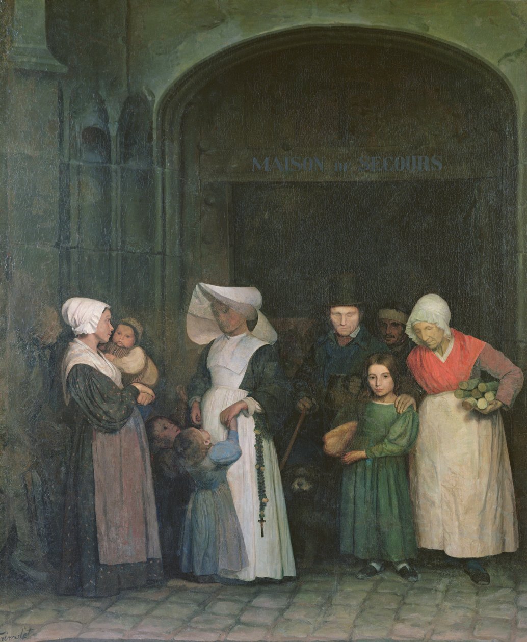 La casa del rifugio, c.1840 da Alphonse Louis Pierre Trimolet