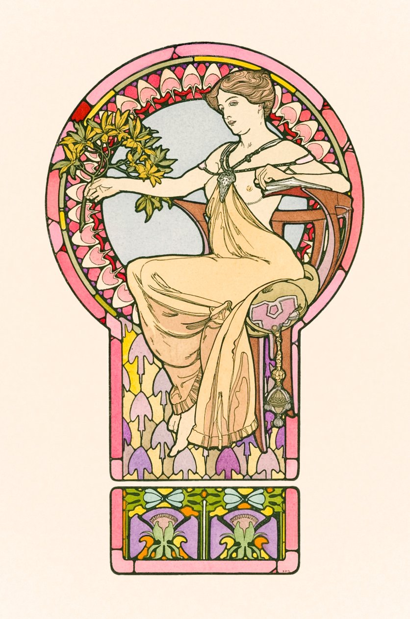 Senza titolo da Documents Décoratifs da Alphonse Marie Mucha