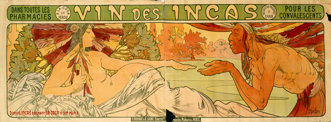 Il vino degli Incas da Alphonse Marie Mucha