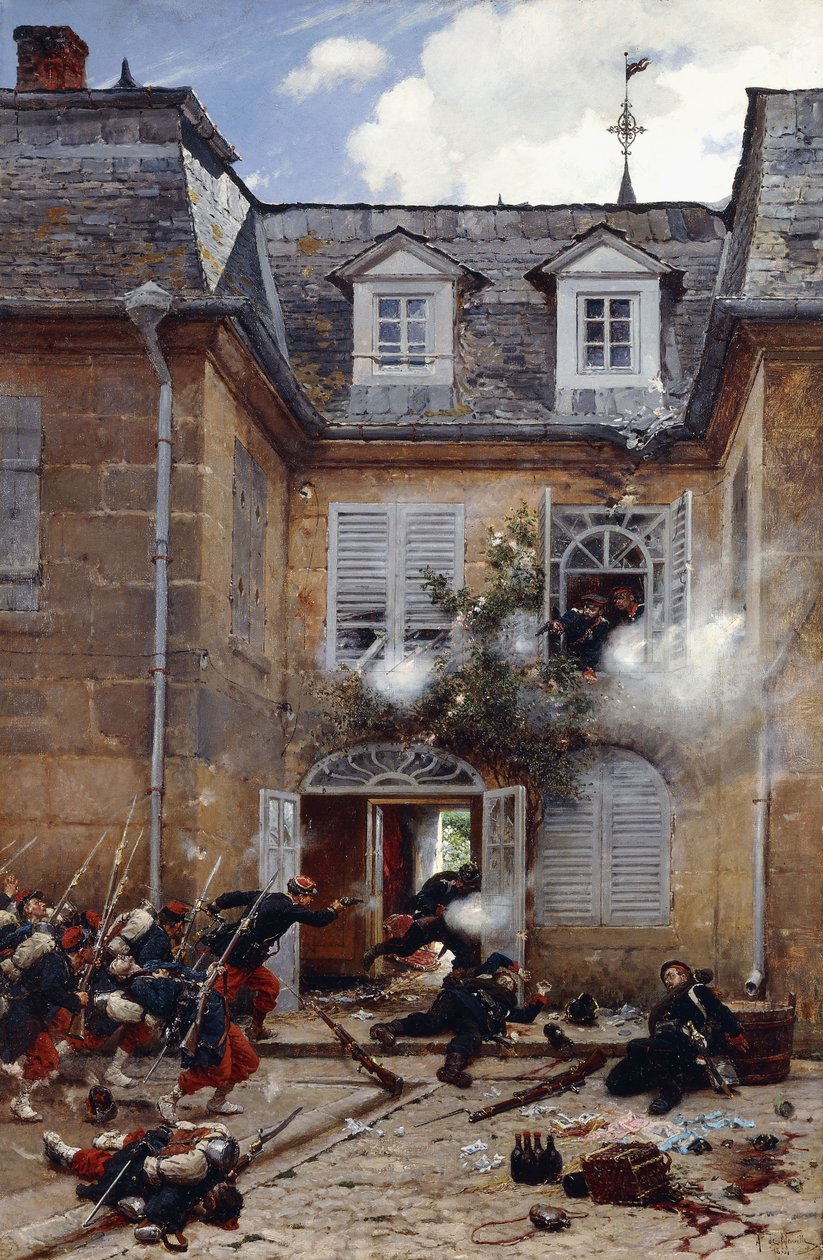 Un attacco a sorpresa, Metz, 1884 da Alphonse Marie de Neuville
