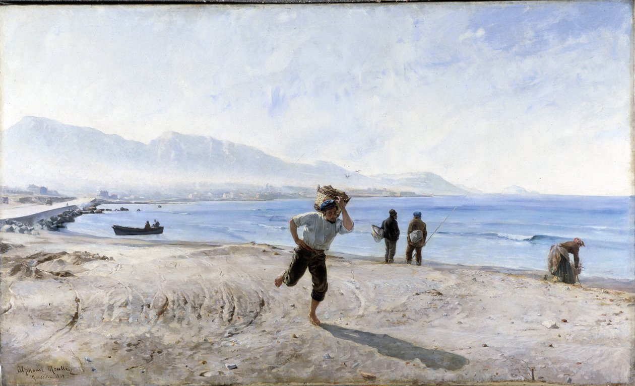 La spiaggia di Prado da Alphonse Moutte