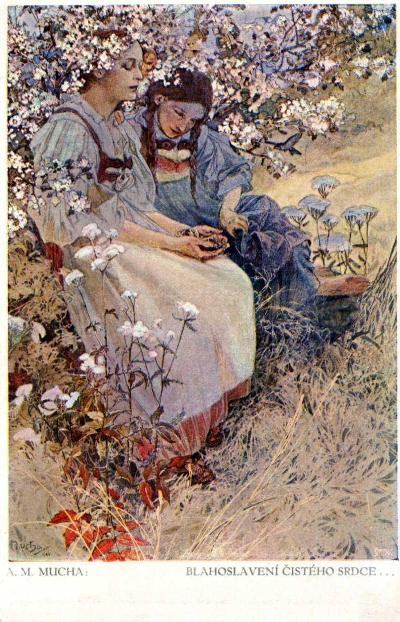 Beati i puri di cuore perché vedranno Dio da Alphonse Mucha