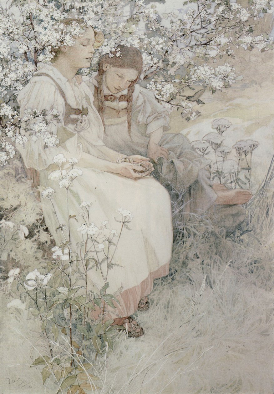 Beati i puri di cuore: perché vedranno Dio, 1906 da Alphonse Mucha